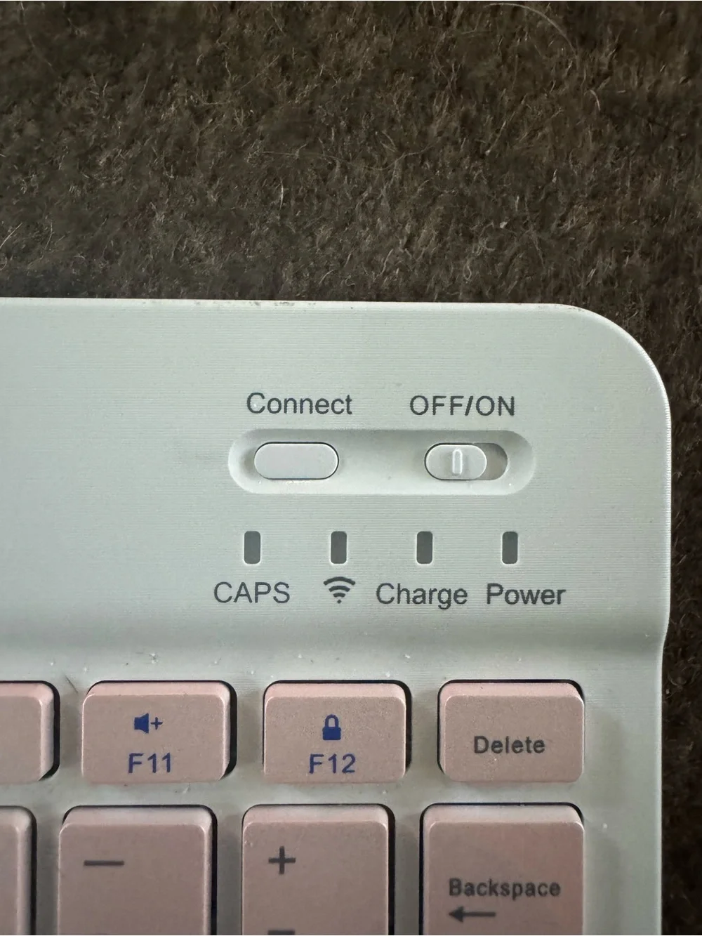 LUC Wireless Pink Keyboard and Mouse Set ipad